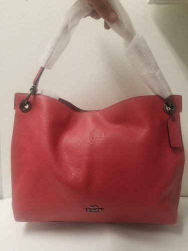 Coach clarkson hobo hot sale washed red