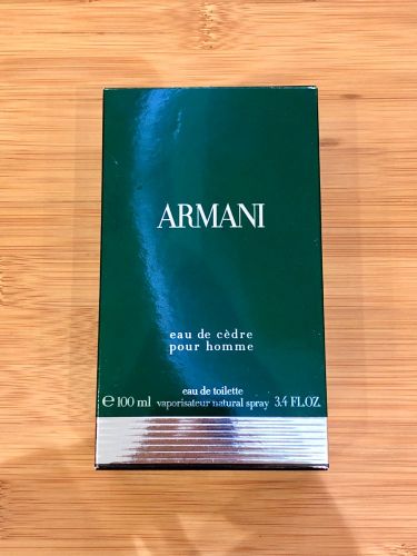 Men stuff Eau de C dre Giorgio Armani 16576248 Mzad Qatar